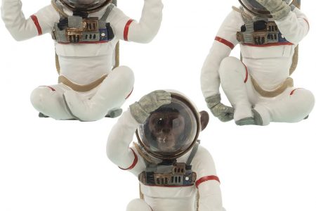 Figuras de Monos Astronautas de Ver, Oír y Callas